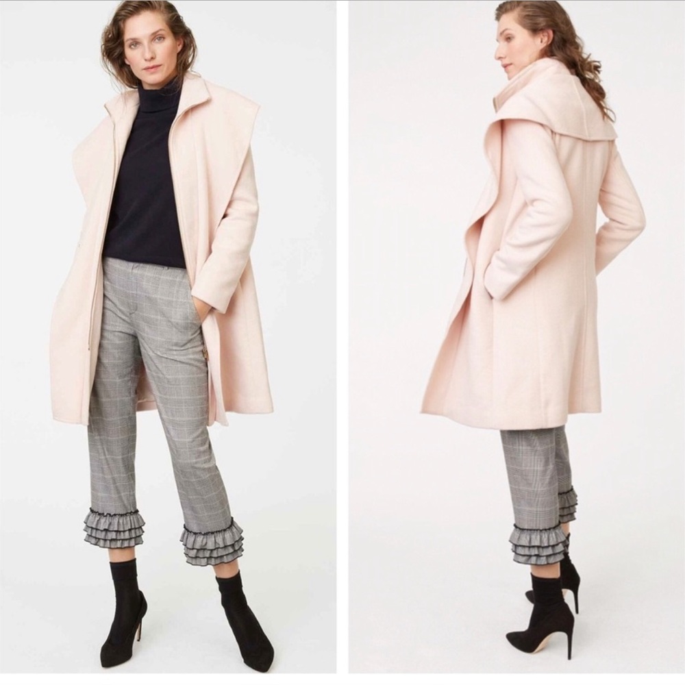 MOVING SALE! Club Monaco Pale Pink Wool Kasperre Coat - Size Small